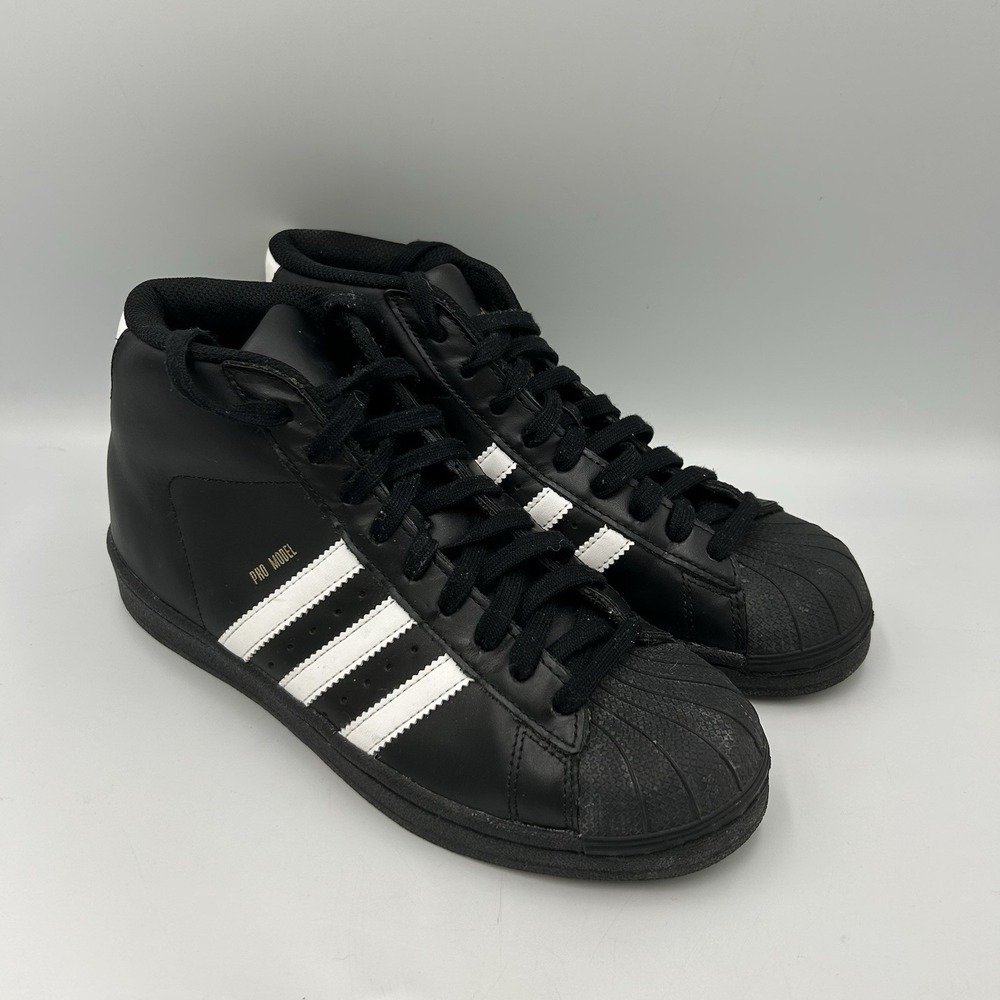 Adidas Pro Model‎ Black Sneakers Shoes Men's Size 6